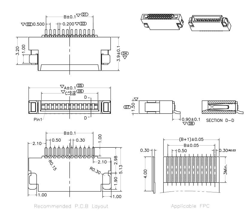 FPC連接器 FPC連接器
